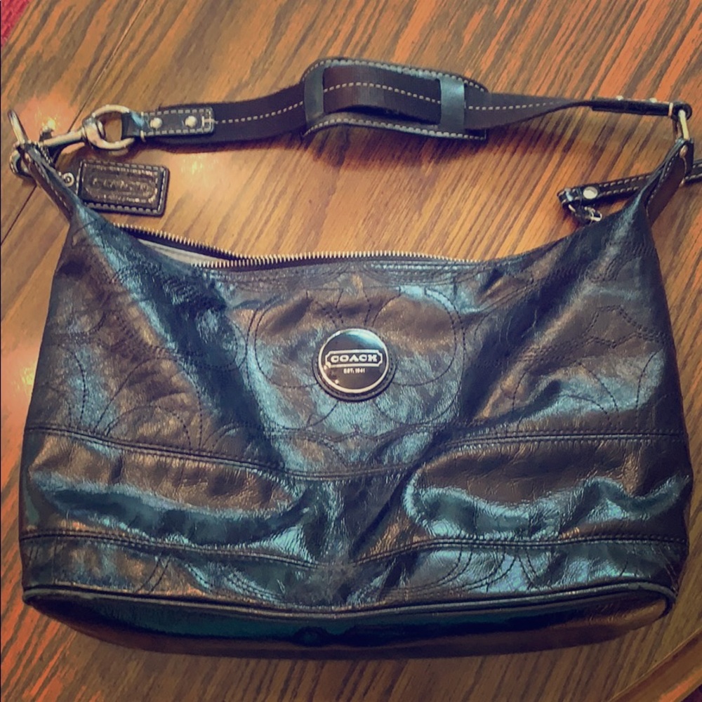 Used black Coach bag 💼
